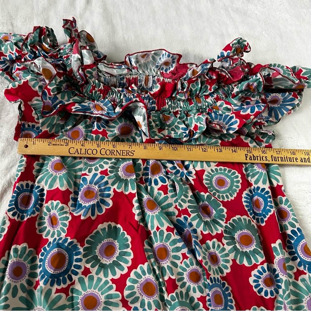 La DoubleJ Breakfast Crazy Daisy Maxi Dress Size medium - Picture 11 of 14
